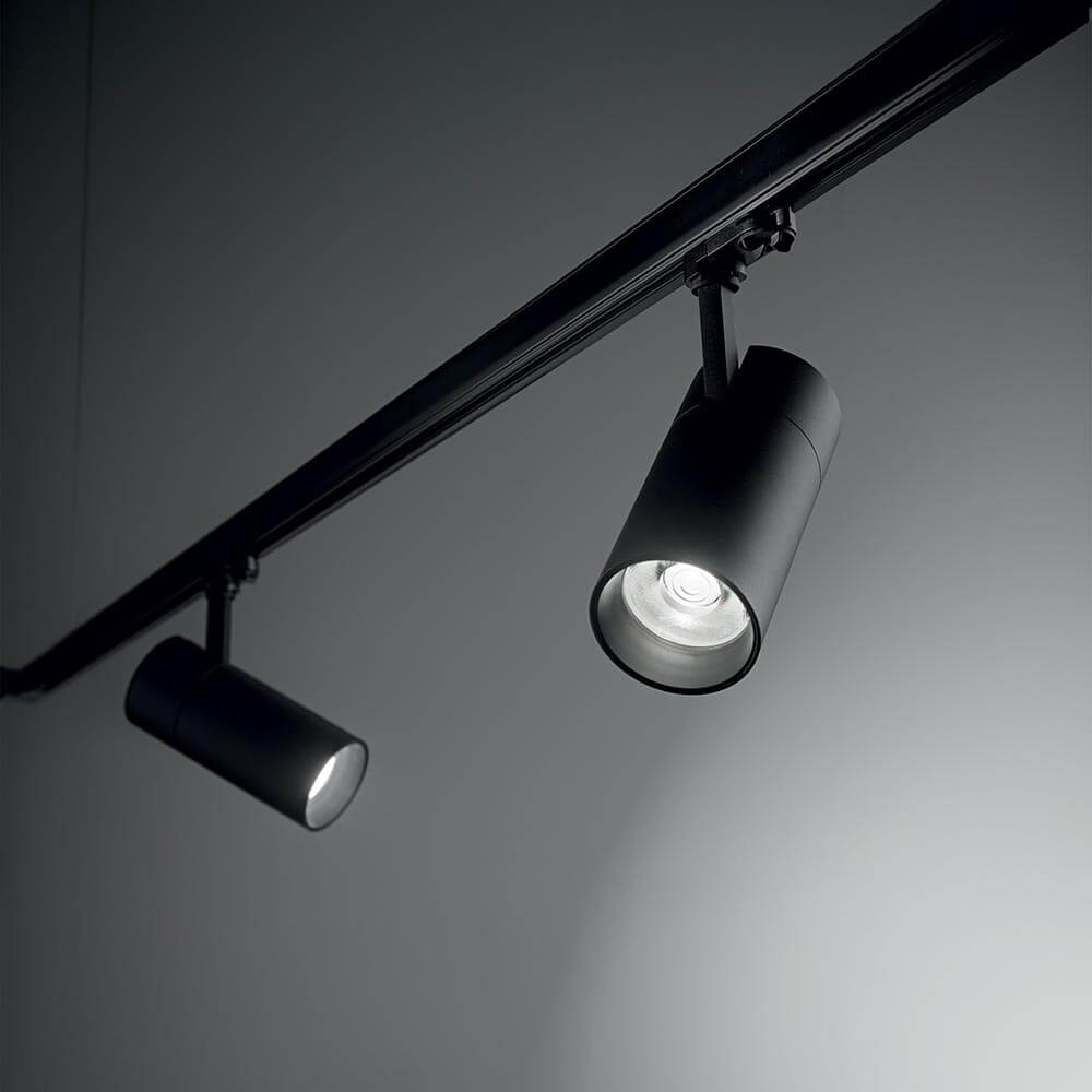 Трековые светильник Трековый светодиодный светильник Ideal Lux Quick 30 BK Dali, Черный черный металлические / металл — фото 2