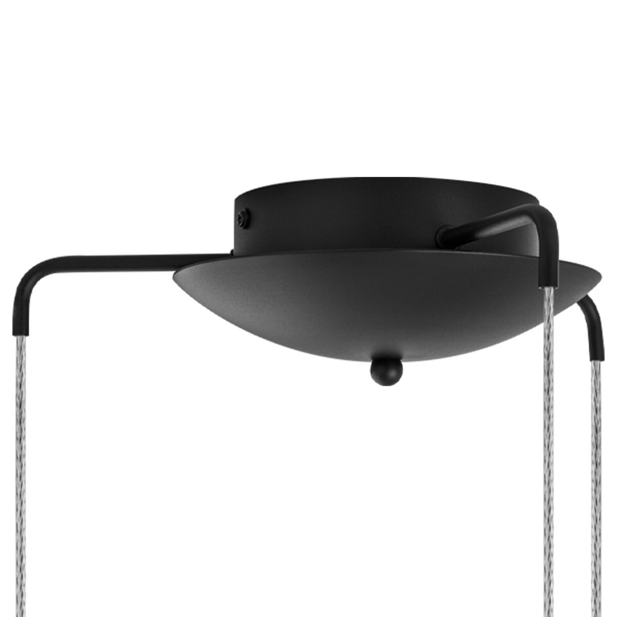 Светильник Комплект с подвесной люстрой Lightstar Tubo (574717+747137 (3шт), Черный в стиле минимализм черный металлические / металл / металл, акрил — фото 6