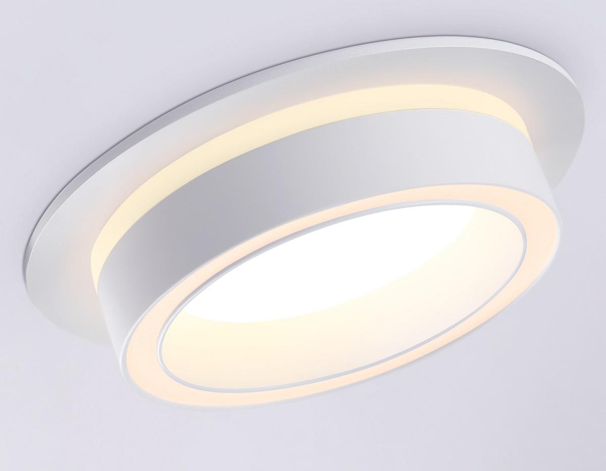 Светильник Встраиваемый светильник Ambrella light Techno Spot Acrylic tech, Белый белый металлические / металл — фото 5