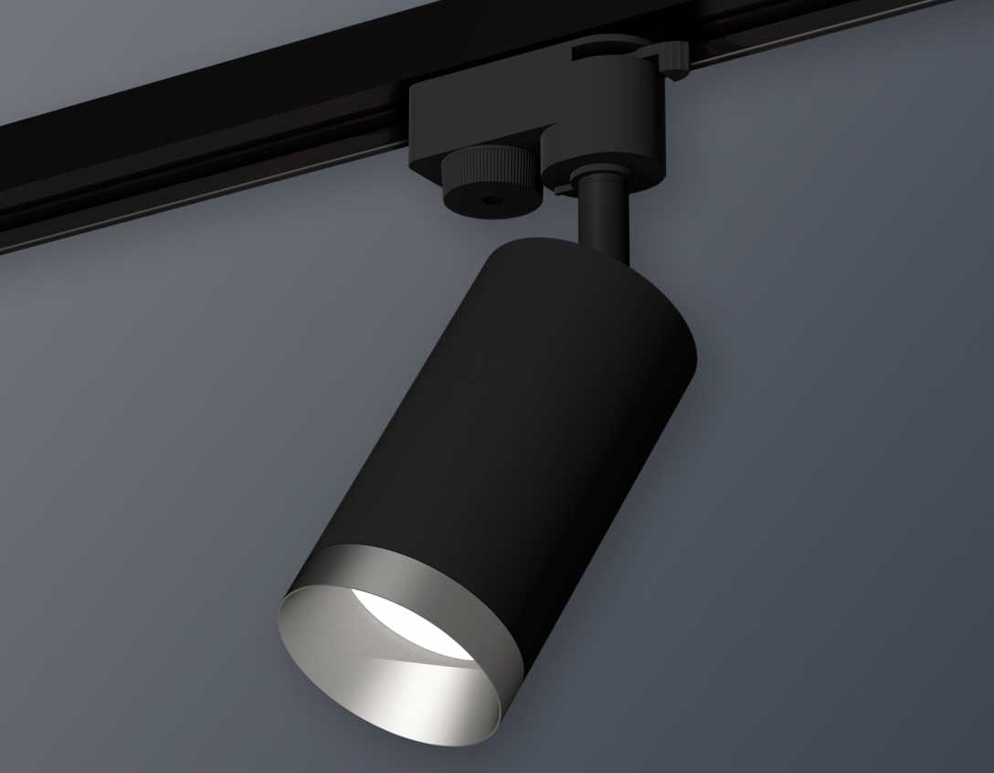Светильник Комплект трекового светильника Ambrella light Track System SBK MCH черный песок хром… черный металлические / металл — фото 3