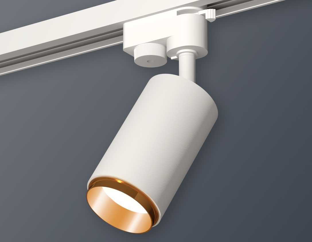 Светильник Комплект трекового светильника Ambrella light Track System SWH PYG белый песок… белый металлические / металл — фото 4