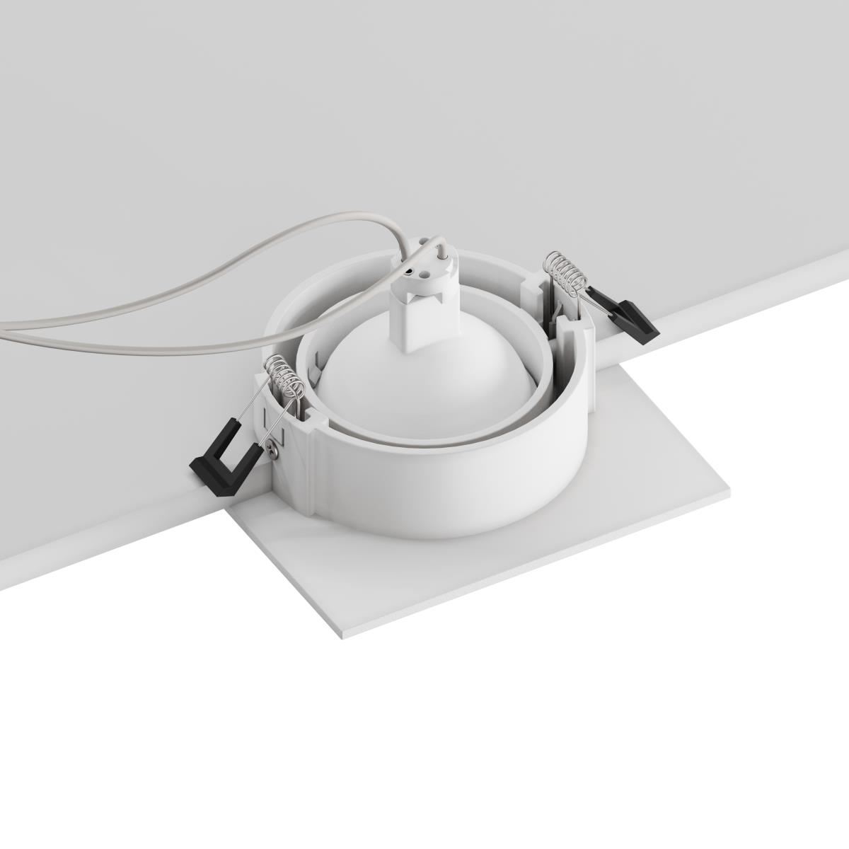 Светильник Встраиваемый светильник Hesby Lighting Hesby Atlas IP, GU5.3, белый HSBL_0087 белый пластиковые / полимер — фото 4