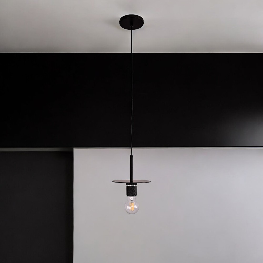 Подвесные светильник Светильник RH Utilitaire Disk Shade Pendant, Бронза бронза металлические / металл — фото 4