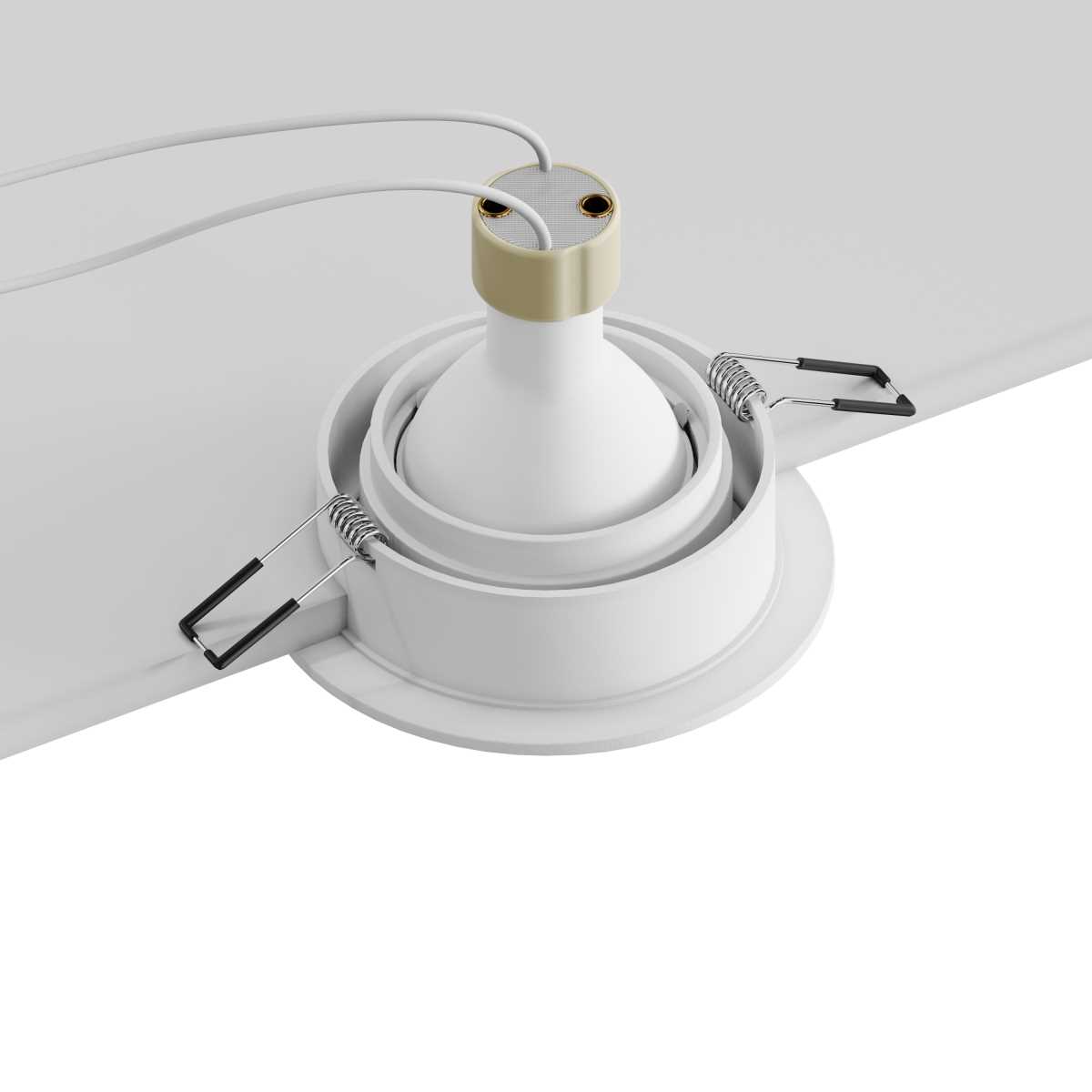Светильник Встраиваемый светильник Hesby Lighting Hesby Eclipse IP, белый HSBL_0110 белый металлические / алюминий — фото 4
