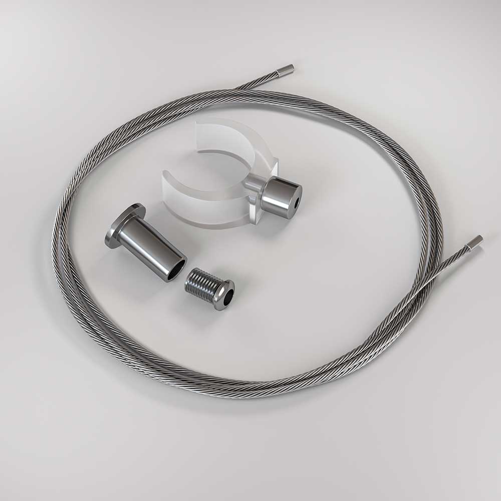 Трековые систем Подвес для трекового светильника Maytoni Technical Accessories for tracks Exility… хром пластиковые / пластик — фото 3