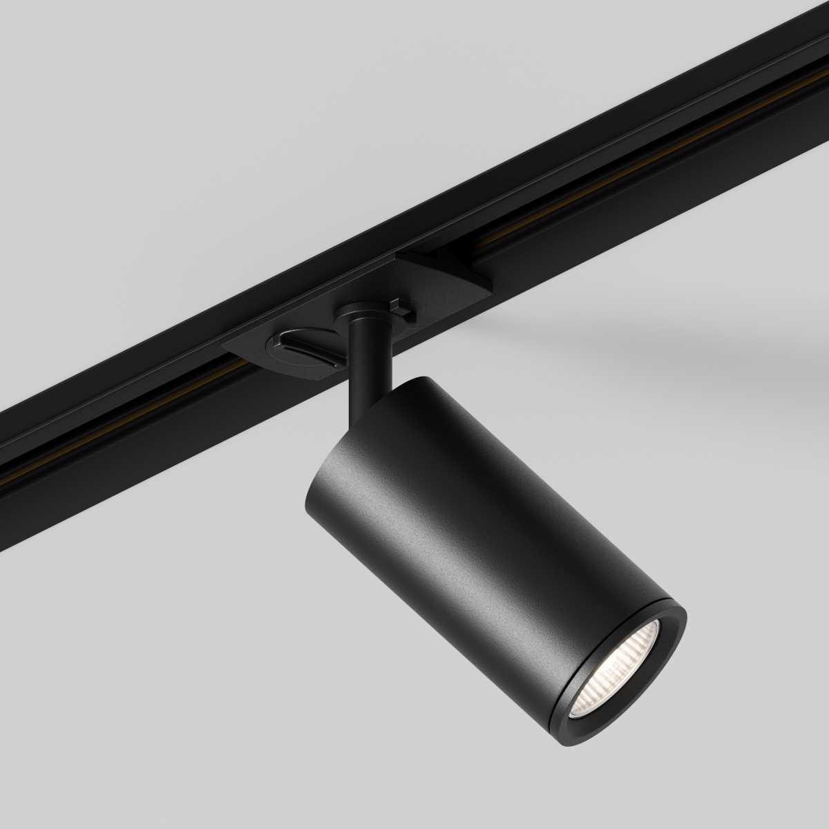 Трековые систем Шинопровод Hesby Lighting Skylite встраиваемый Однофазный 220В-1м, чёрный HSBL_0011 черный металлические / алюминий — фото 2