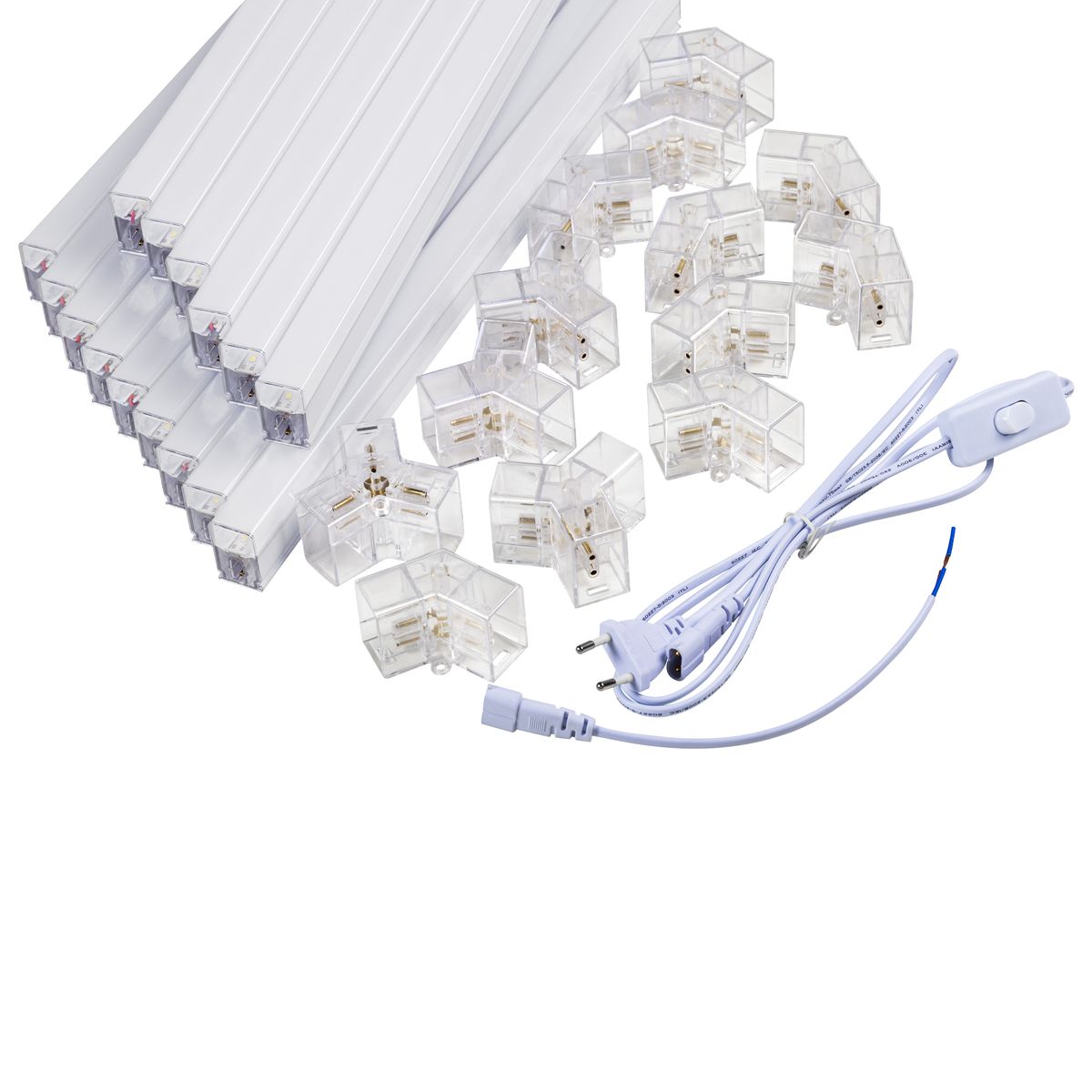 Светильник Комплект со светильником Lightstar Varieta (450124 (15)+450005 (8)+450006… белый пластиковые / пластик — фото 2