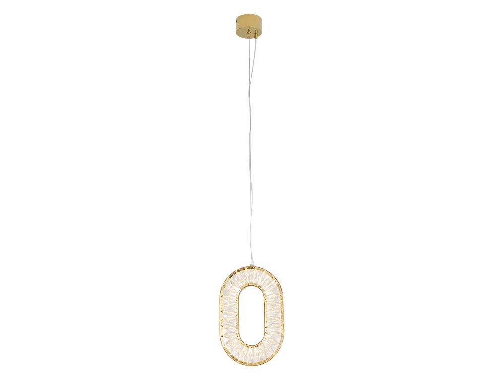 Подвесные светильник Светильник Laura 3671 S champagne gold, Золото золото хрустальные / металл / хрусталь — фото 2