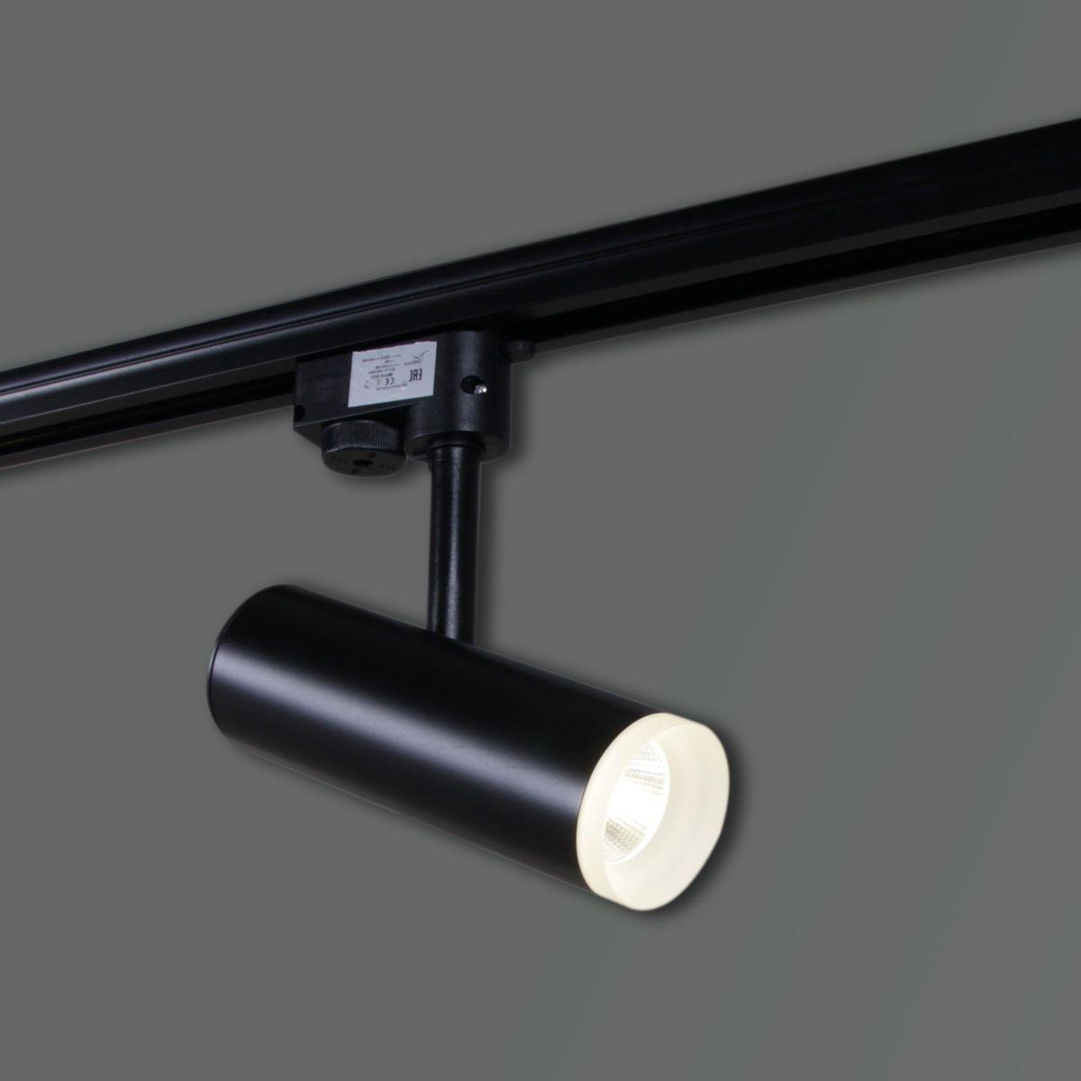 Трековые светильник Трековый светодиодный светильник Reluce 06232-9.3-001RN LED BK, Черный черный металлические / металл и пластик / металл — фото 5
