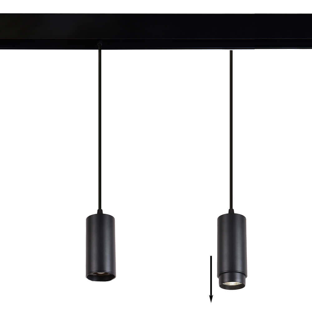 Трековые светильник Трековый светодиодный светильник Crystal Lux Space CLT 0.33 016 BL, Черный черный пластиковые / алюминий — фото 4