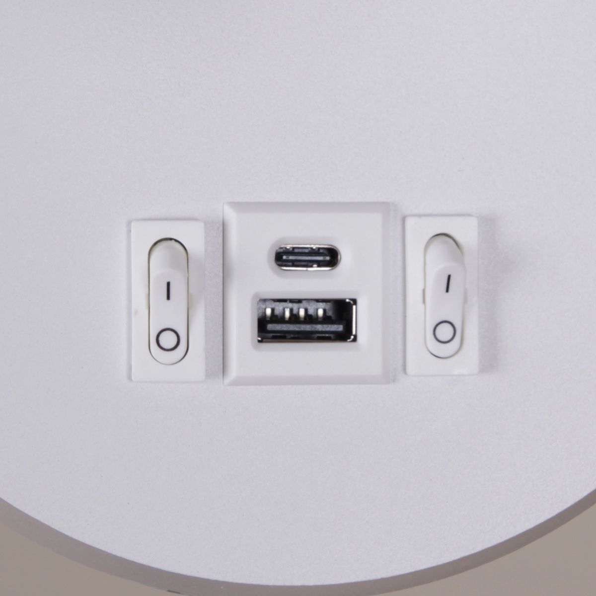 Настенные светильник Настенный светодиодный светильник Reluce 86203-9.2-001KT +USB WT, Белый белый металлические / металл — фото 2