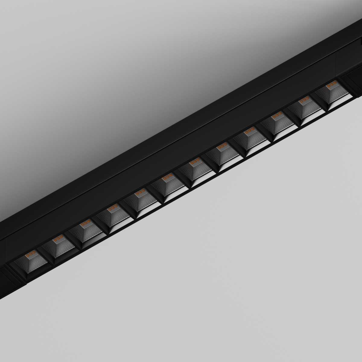 Трековые светильник Трековый линейный светильник направленного света Hesby Lighting Skylite… черный металлические / алюминий — фото 6