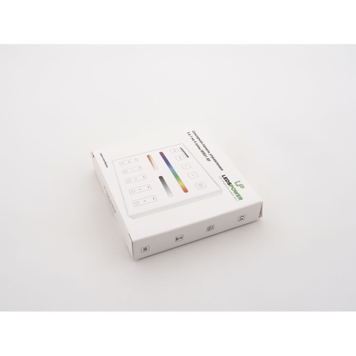 Светодиодные лент Сенсорная панель управления 1 на 4 зоны LEDS POWER WR01 RF, Белый белый пластиковые — фото 2