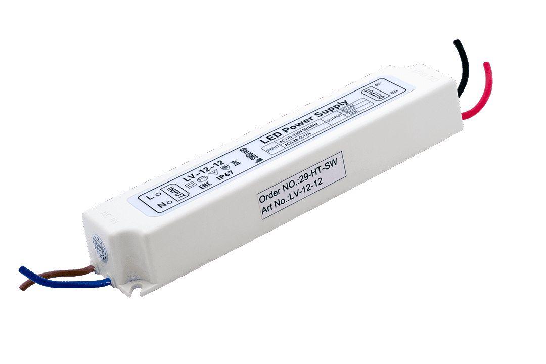 Светодиодные лент Блок питания SWG IP67 1A, Белый белый пластиковые — фото 2