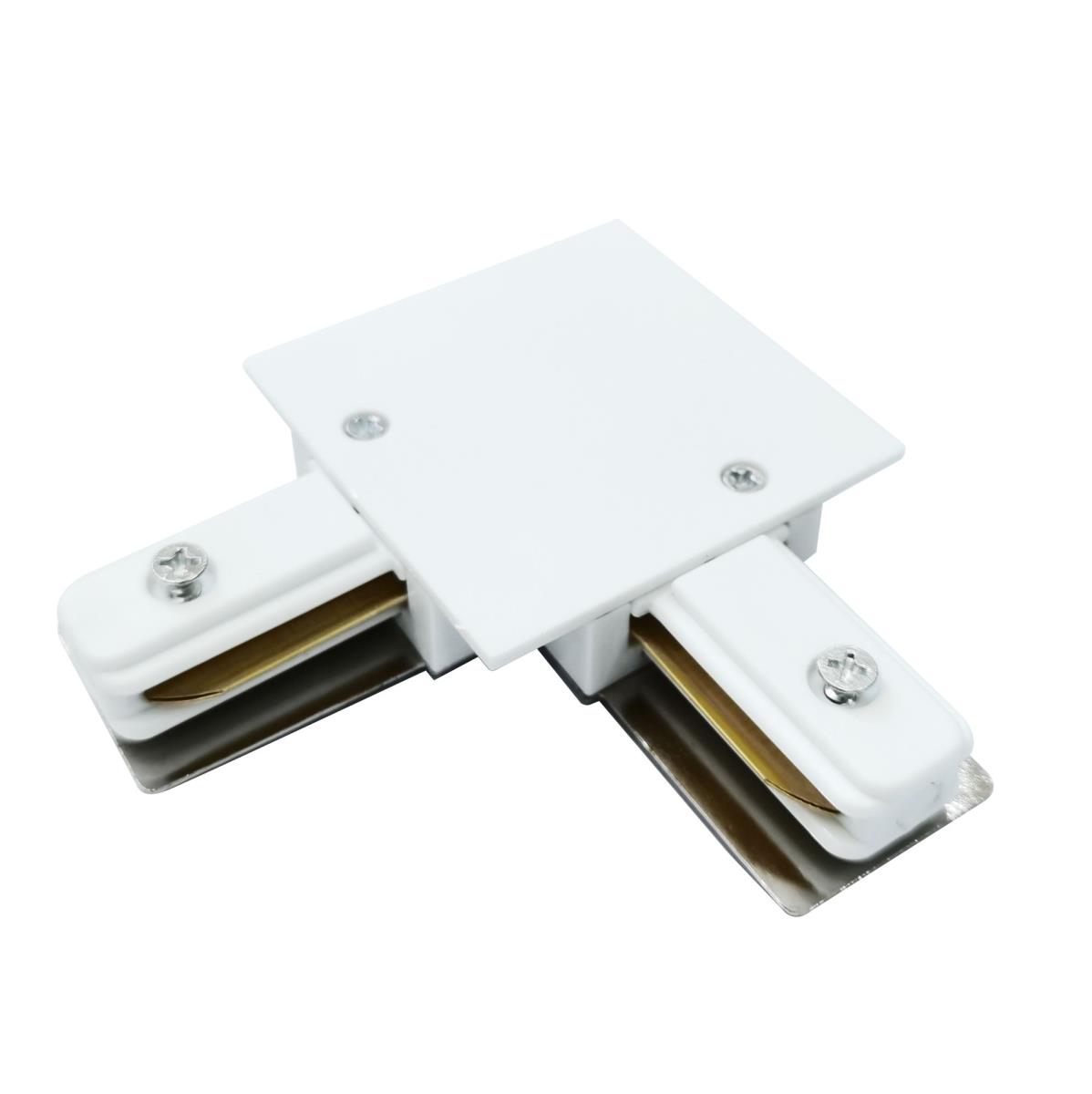 Трековые систем Коннектор L-образный Elektrostandard TRCM-1-1-L-WH a049559, Белый белый пластиковые / алюминий — фото 2