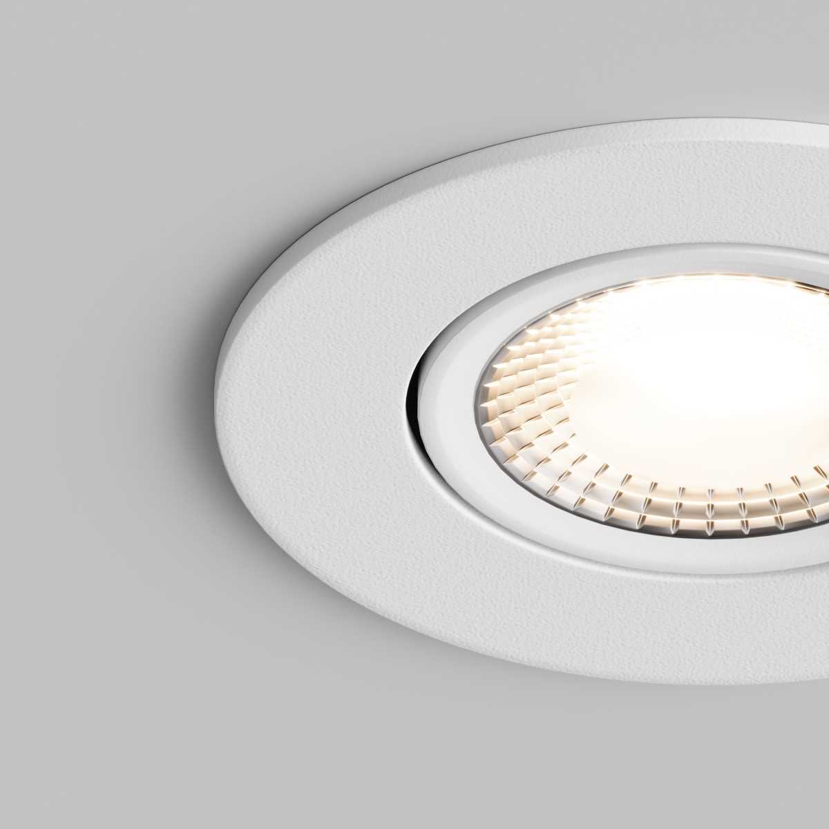 Светильник Встраиваемый светильник Hesby Lighting Hesby Atlas -GU5.3, белый HSBL_0086 белый пластиковые / полимер — фото 2