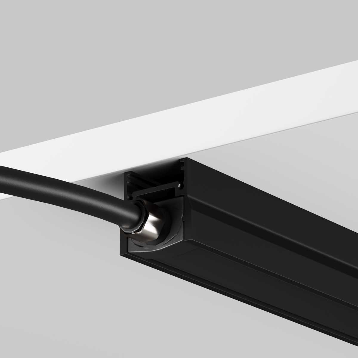 Трековые систем Уличная токоведущая лента Elasity IP 3м Maytoni Outdoor Elasity IP O-TR001-PL-L3 черный силикон — фото 2
