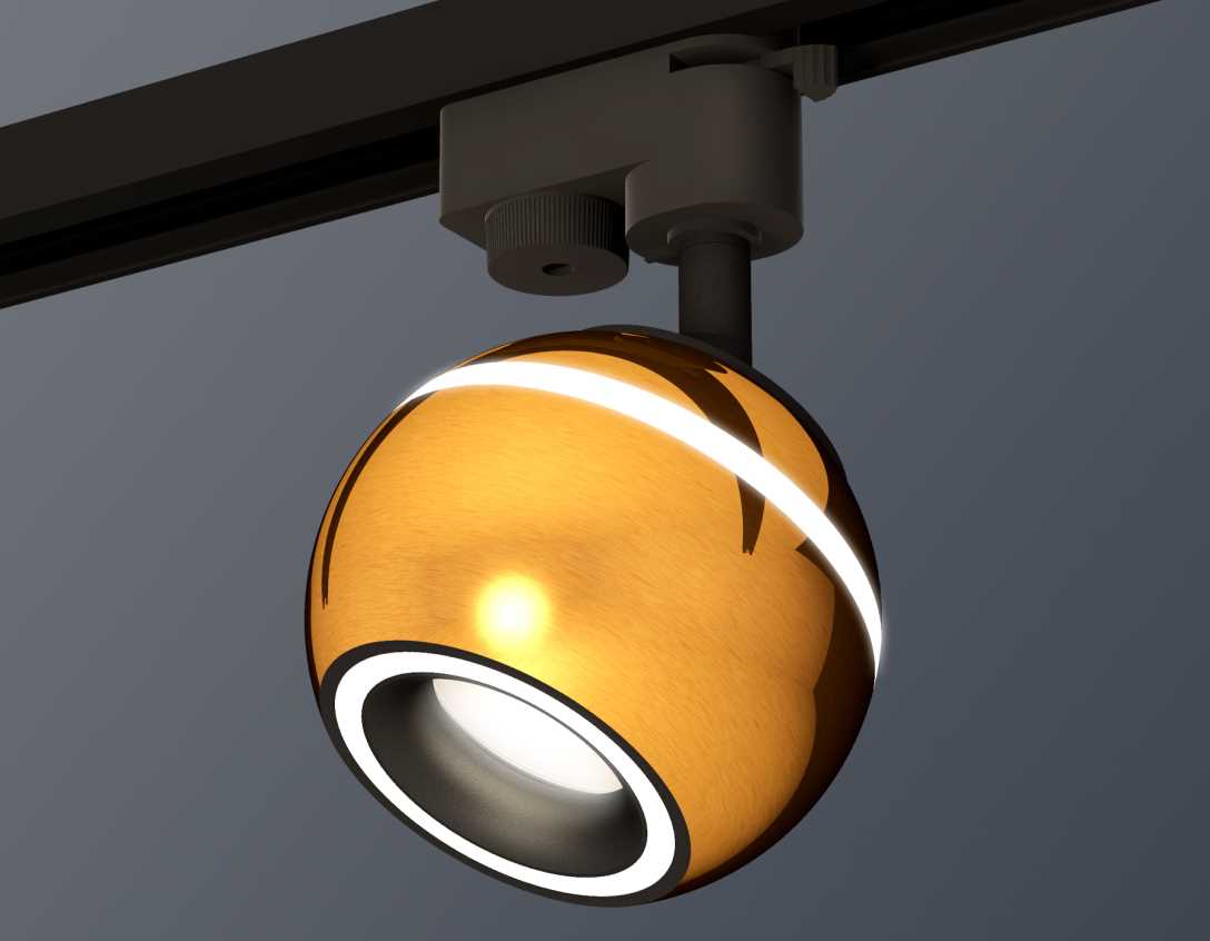 Светильник Комплект трекового светильника Ambrella light Track System XT (, ), Золото золото акрил / металл — фото 2