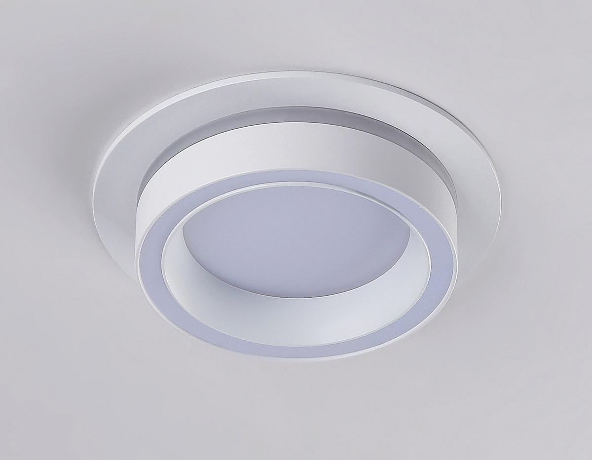 Светильник Встраиваемый светильник Ambrella light Techno Spot Acrylic tech, Белый белый металлические / металл — фото 2