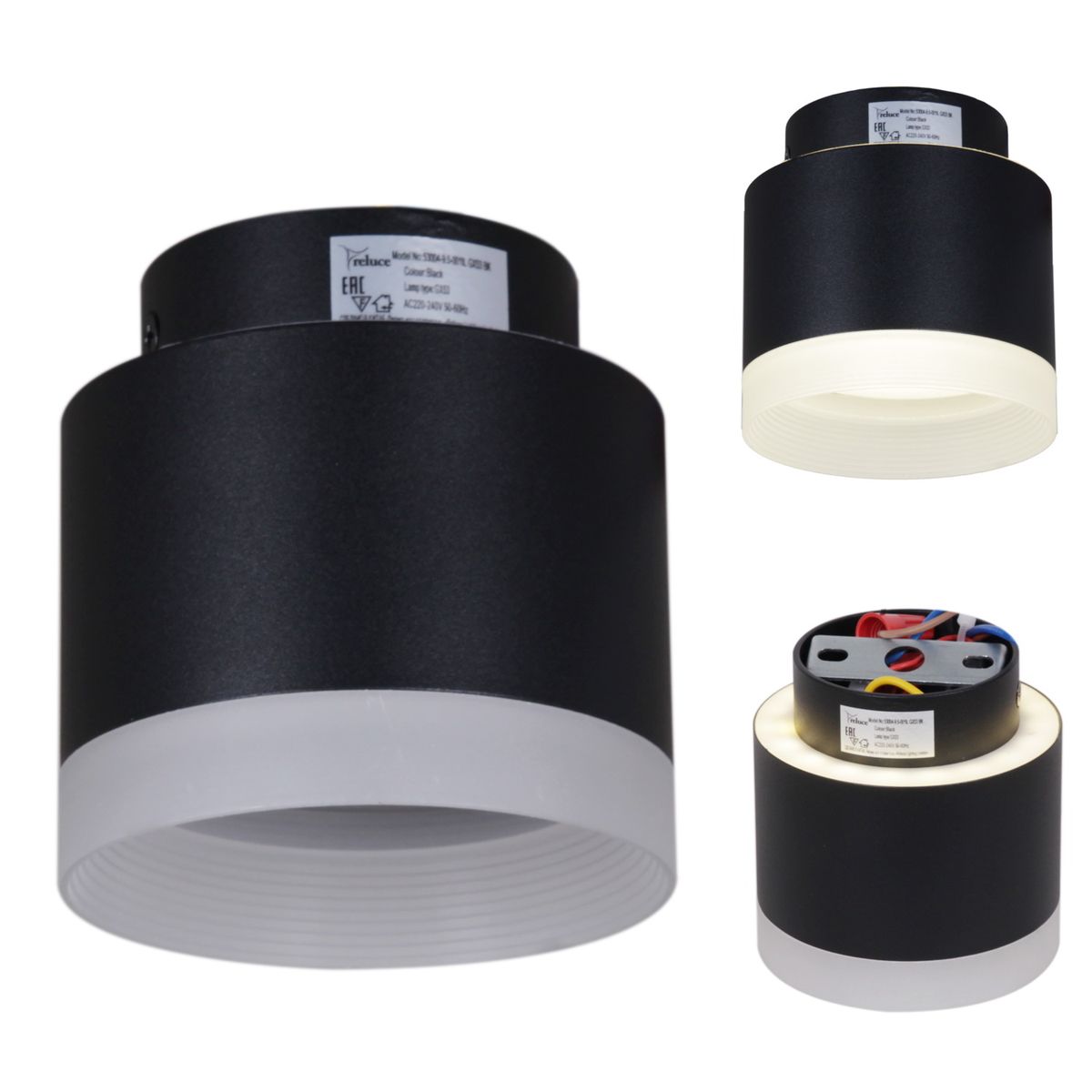 Светильник Светильник 53004-9.5-001IL +LED BK, Черный черный металлические / металл и акрил / алюминий, акрил — фото 5