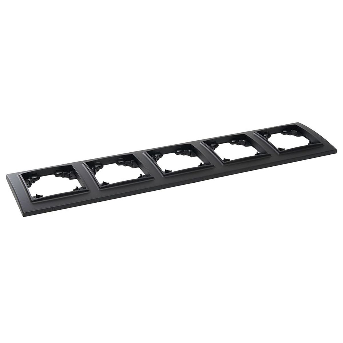 Электротовар Рамка 5-постовая Stekker Эрна черный PFR00-9005-03 39622 черный abs-пластик — фото 5