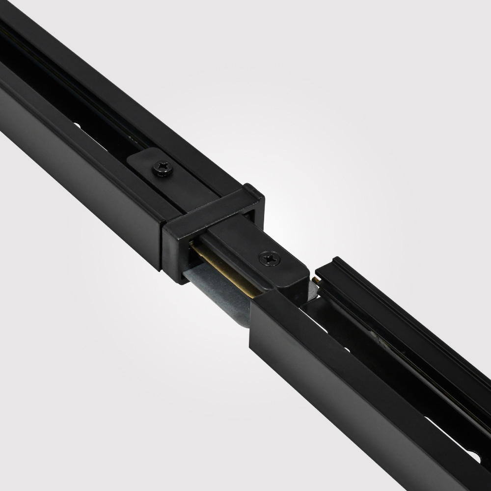 Трековые систем Шинопровод накладной Hesby Lighting Skylite Однофазный 220В-2м, чёрный HSBL_0002 черный металлические / алюминий — фото 3