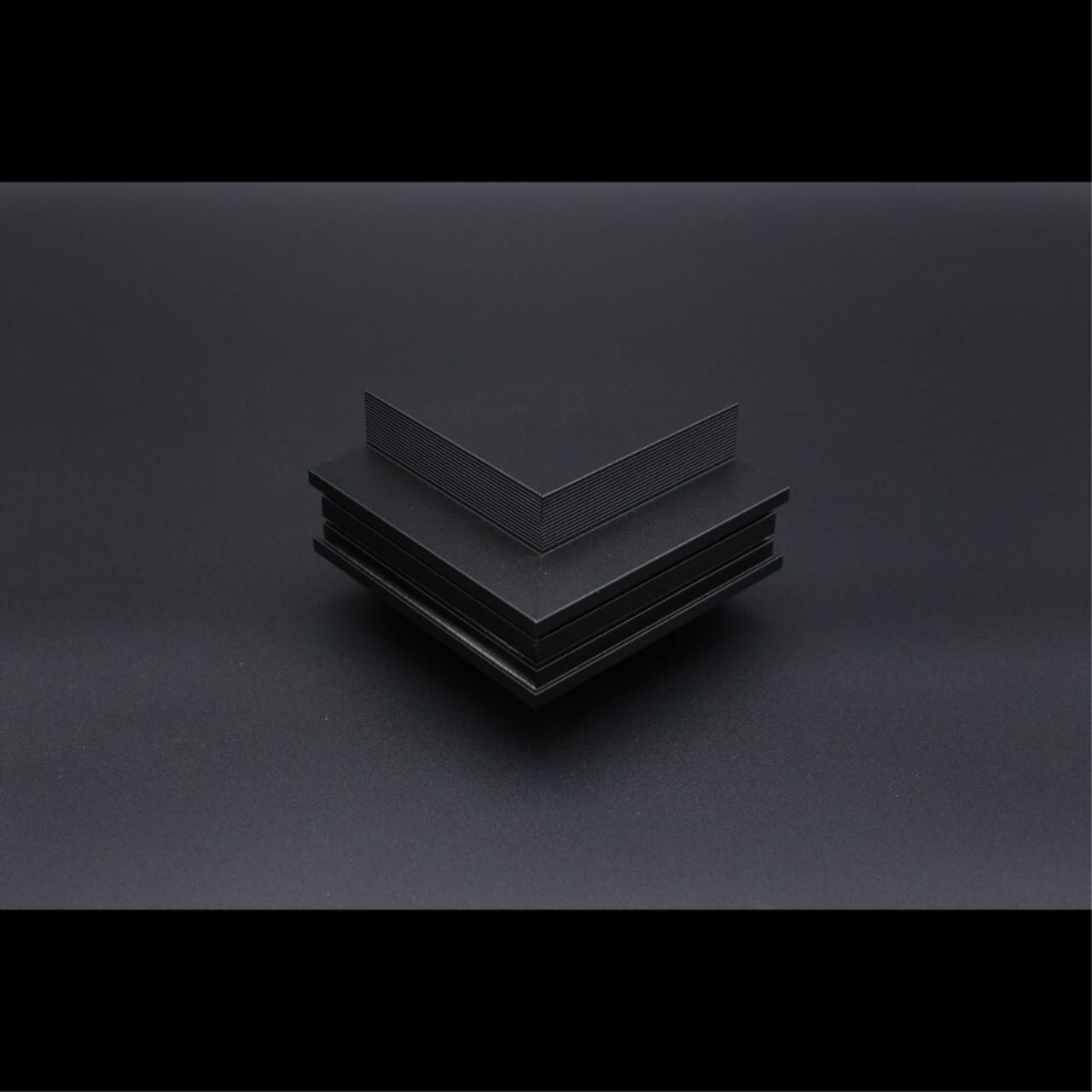 Трековые систем Соединитель угловой внутренний встраиваемый Aployt Magnetic track 48 APL.0182.00.03 черный металлические / алюминий — фото 6