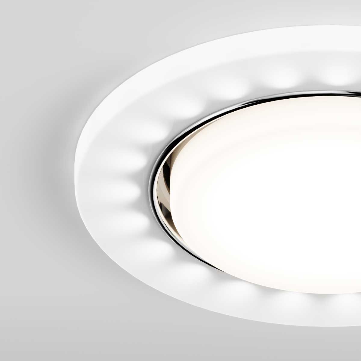 Светильник Встраиваемый светильник Hesby Lighting Aurora IP20, + , белый HSBL_0132 белый металлические / металл, стекло — фото 4