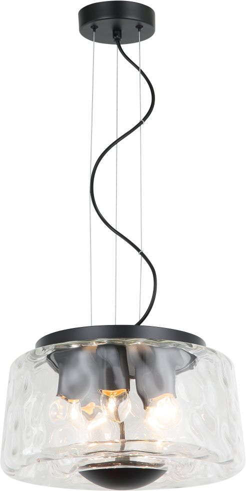 Подвесная люстра Люстра 2193 02 05P серия Perfecto Light черный металл / стекло — фото 2