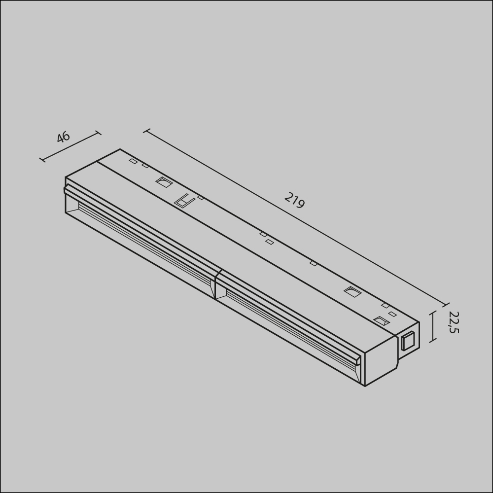 Трековые светильник Трековый светодиодный светильник Maytoni Technical Magnetic Exility Parete, Черный черный металлические / алюминий — фото 3