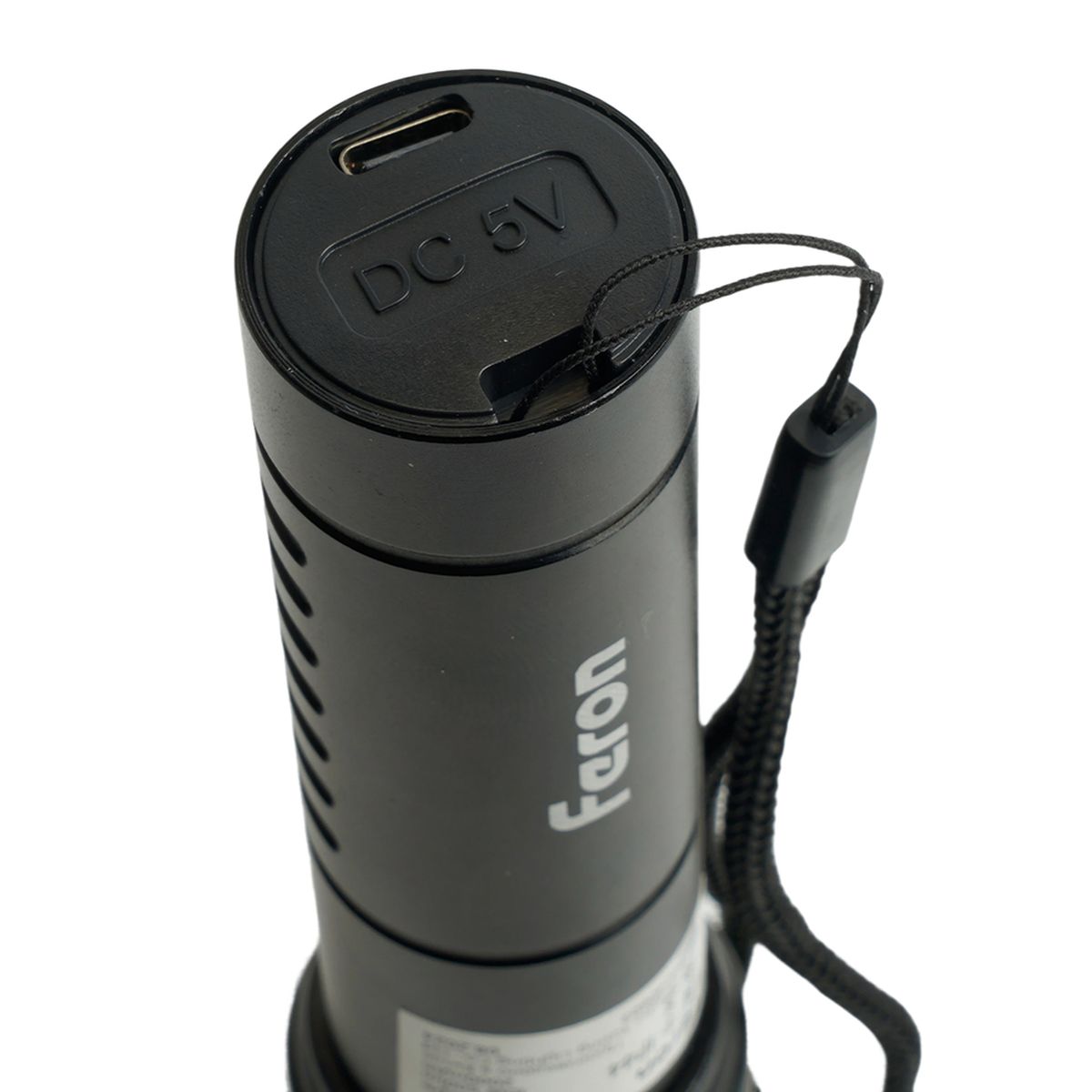 Уличное освещение Фонарь ручной Feron TH2411 с аккумулятором TYPE-C ZOOM 51619, Черный черный алюминий — фото 2