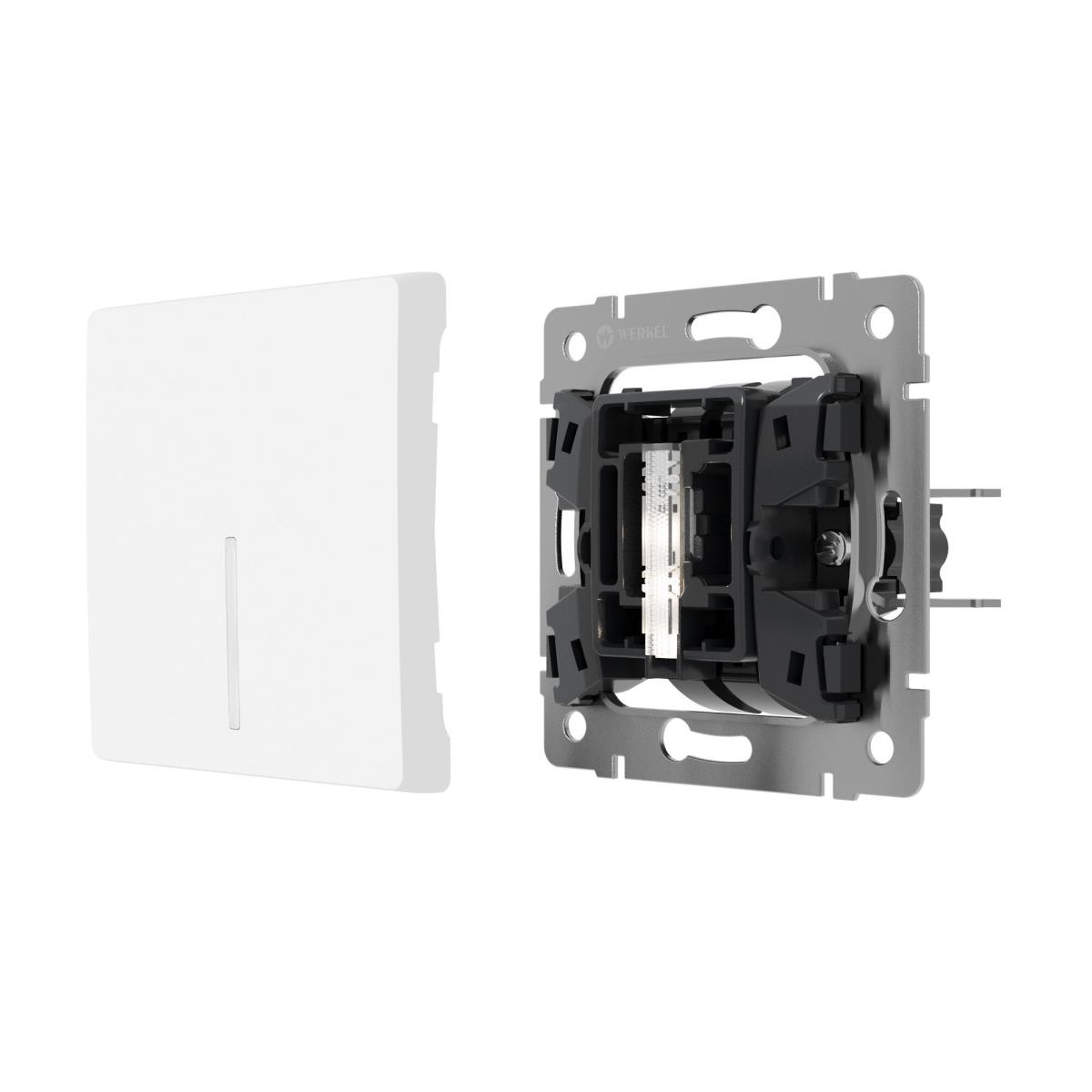 Электротовар Блок LED подсветки для выключателя Werkel 2 шт. белый W8010101 4690389213502 белый поликарбонат — фото 3