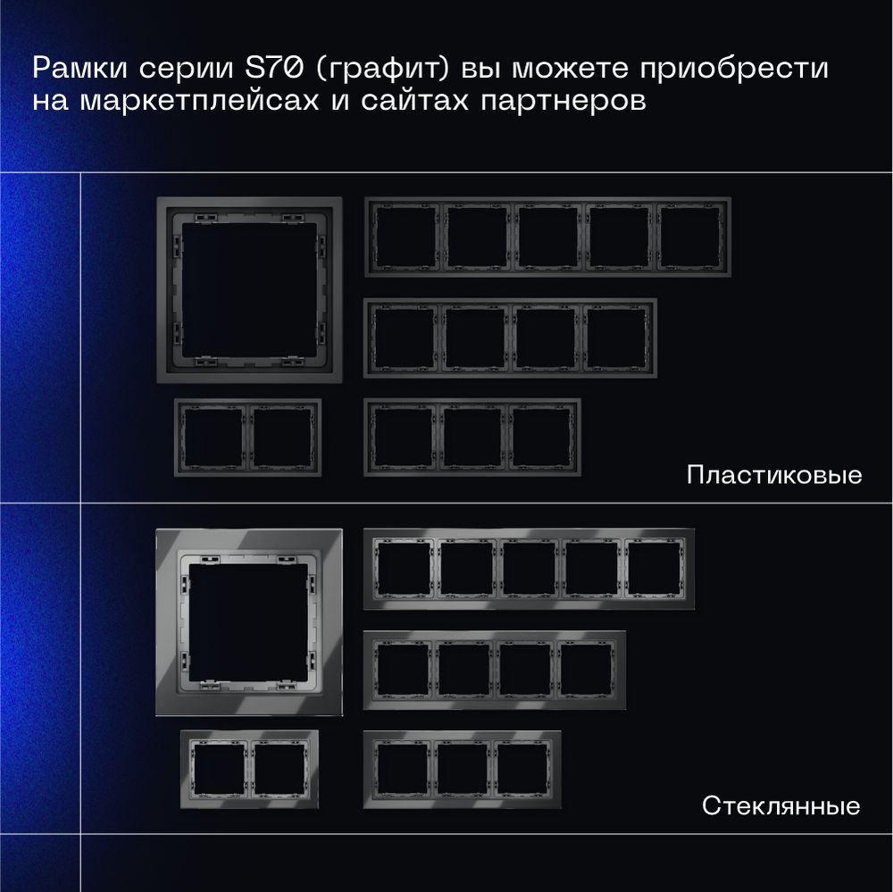 Электротовар Выключатель с самовозвратом встраиваемый Voltum S70 одноклавишный 10А, (графит)… серый поликарбонат — фото 6