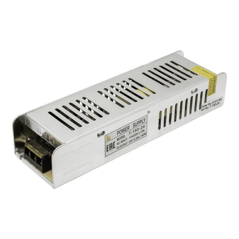 Светодиодные лент Блок питания SWG IP20 6,3A, Серый серый металлические — фото 2