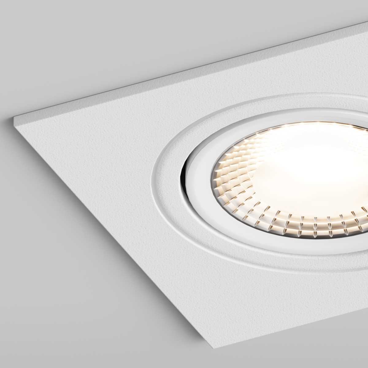 Светильник Встраиваемый светильник Hesby Lighting Hesby Atlas IP, GU5.3, белый HSBL_0088 белый пластиковые / полимер — фото 5