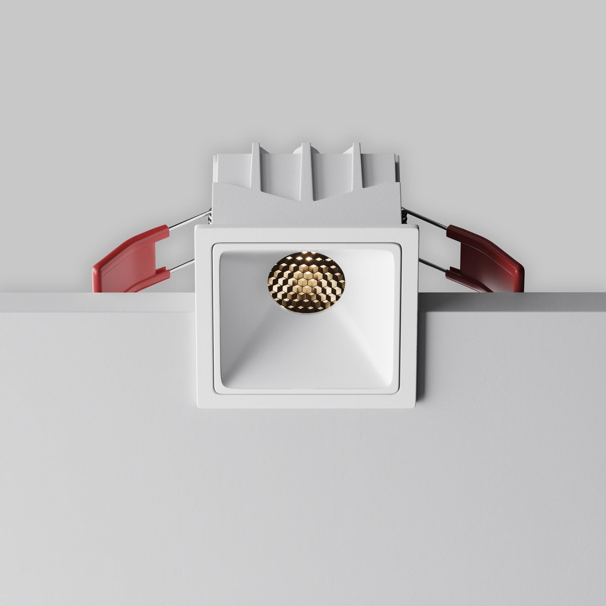 Офисное освещение Встраиваемый светильник Maytoni Technical Alfa LED DL043-01-10W3K-SQ-W-1, Белый белый алюминий — фото 6