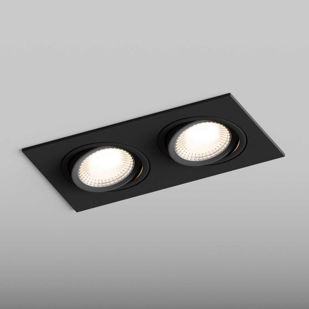 Светильник Встраиваемый светильник Hesby Lighting Hesby Atlas IP, GU5.3, черный HSBL_0117 черный пластиковые / полимер — фото 4