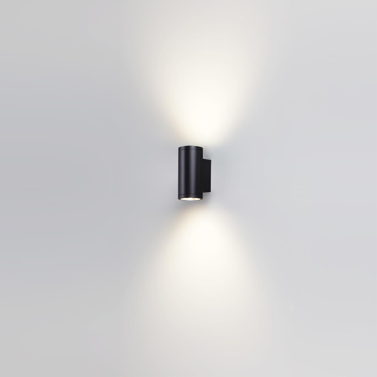 Уличное освещение Уличный настенный светодиодный светильник Odeon Light Nature Long 7142 / 24WL, Черный черный металлические / металл — фото 5