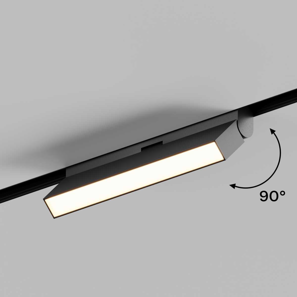 Трековые светильник Трековый линейный светильник Hesby Lighting ElDeko, -, чёрный HSBL_0083, Черный черный металлические / алюминий — фото 2