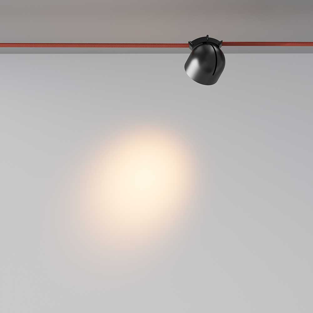 Подвесные светильник Подвесной светодиодный светильник Maytoni Technical Pendant system Parity Cup, Черный черный металлические / алюминий — фото 2