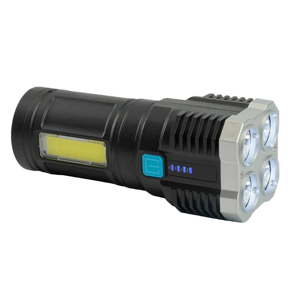 Уличное освещение Фонарь ручной Feron TH2409 с аккумулятором USB ZOOM 48789 черный — фото 3
