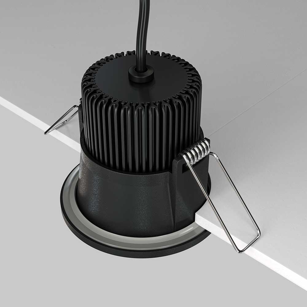 Офисное освещение Встраиваемый светодиодный светильник Maytoni Technical Zoom DL034-01-06W4K-B, Черный черный металлические / алюминий / металл — фото 5