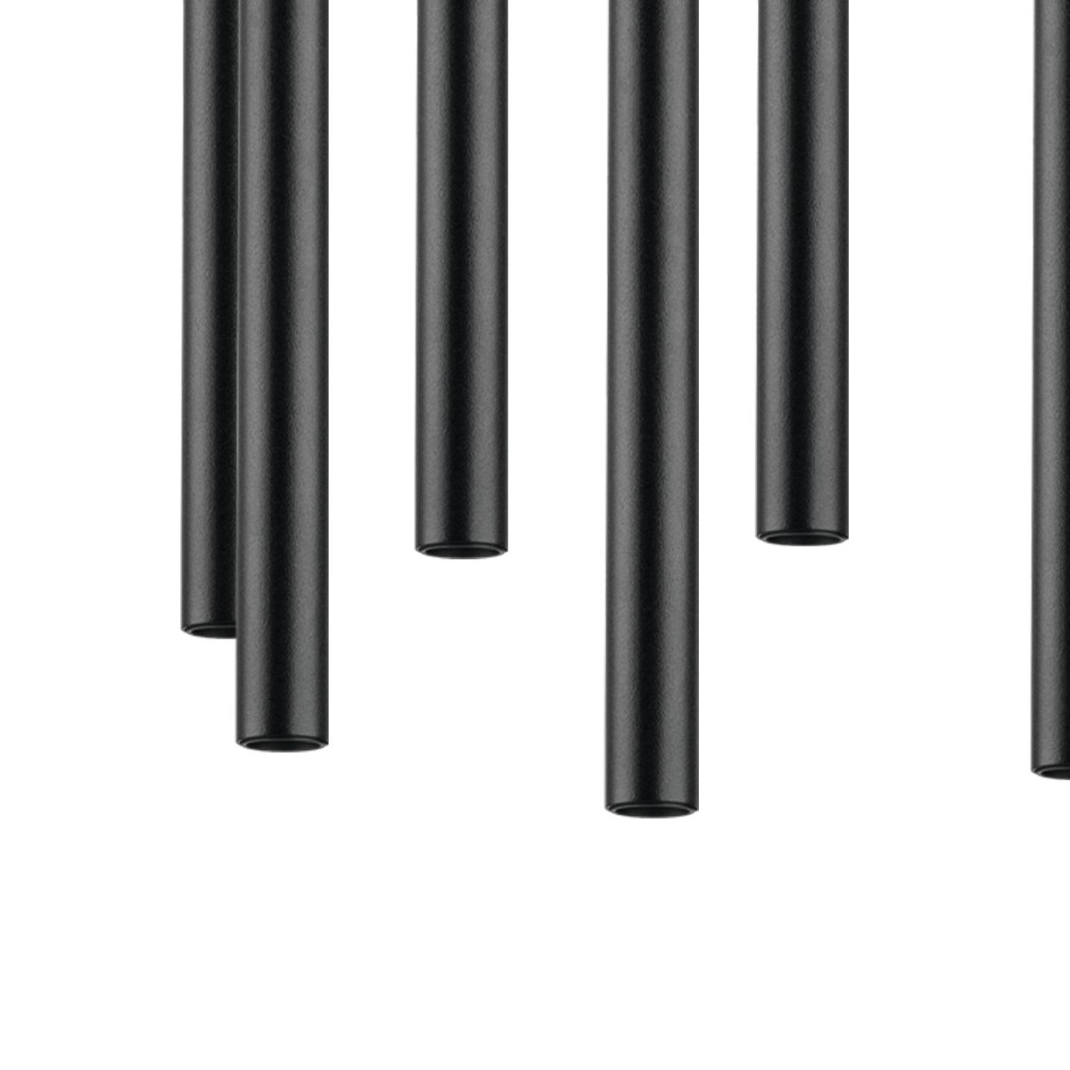 Светильник Комплект с подвесной люстрой Lightstar Tubo (574737+747437 (8шт), Черный в стиле минимализм черный металлические / металл / металл, акрил — фото 3