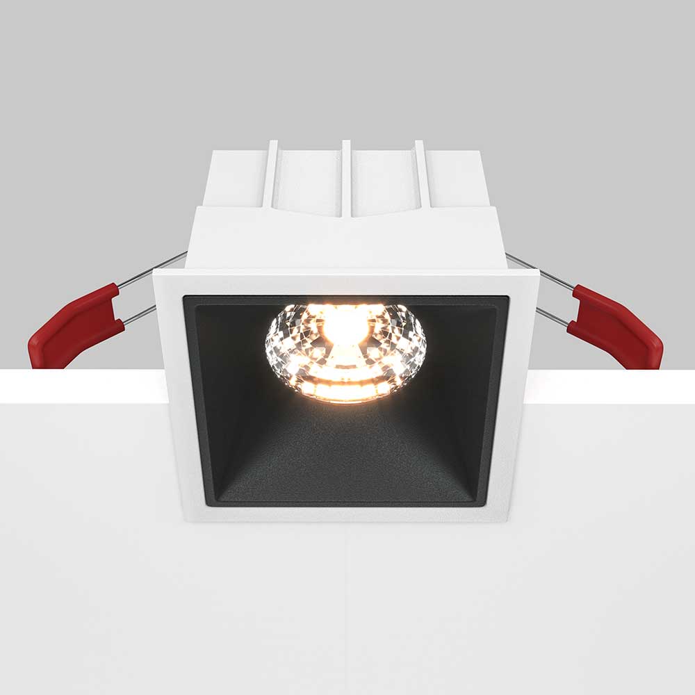 Офисное освещение Встраиваемый светильник Maytoni Alfa LED DL043-01-15W3K-SQ-WB, Белый белый металлические / алюминий и пластик — фото 5