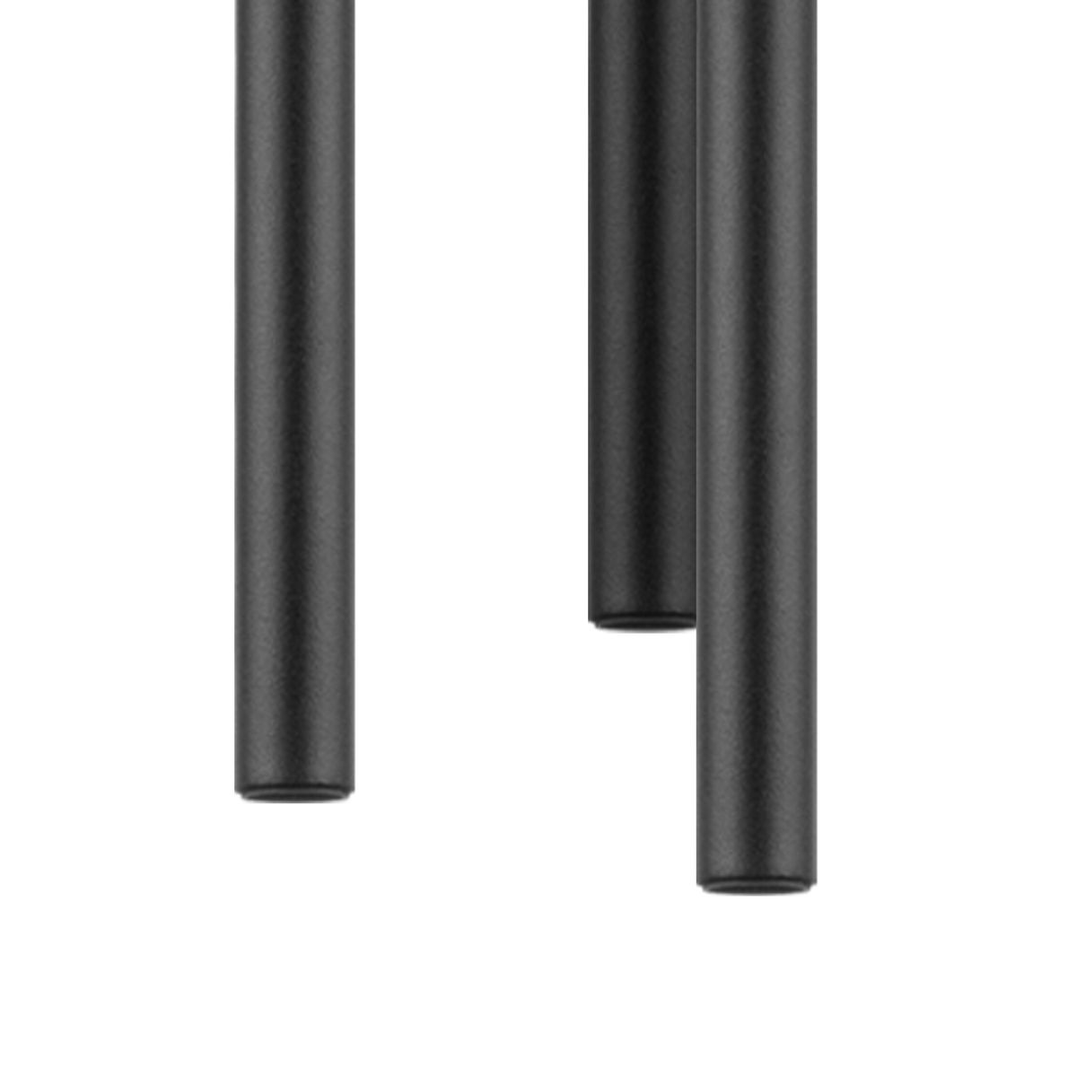 Светильник Комплект с подвесной люстрой Lightstar Tubo (574727+747447 (5шт), Черный в стиле минимализм черный металлические / металл / металл, акрил — фото 3