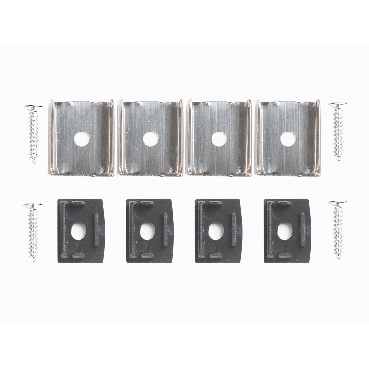 Светодиодные лент Профиль врезной LEDS POWER СПВ17-2412 алюм. черный с призм.рассеивателем 2м черный металлические / алюминий — фото 3