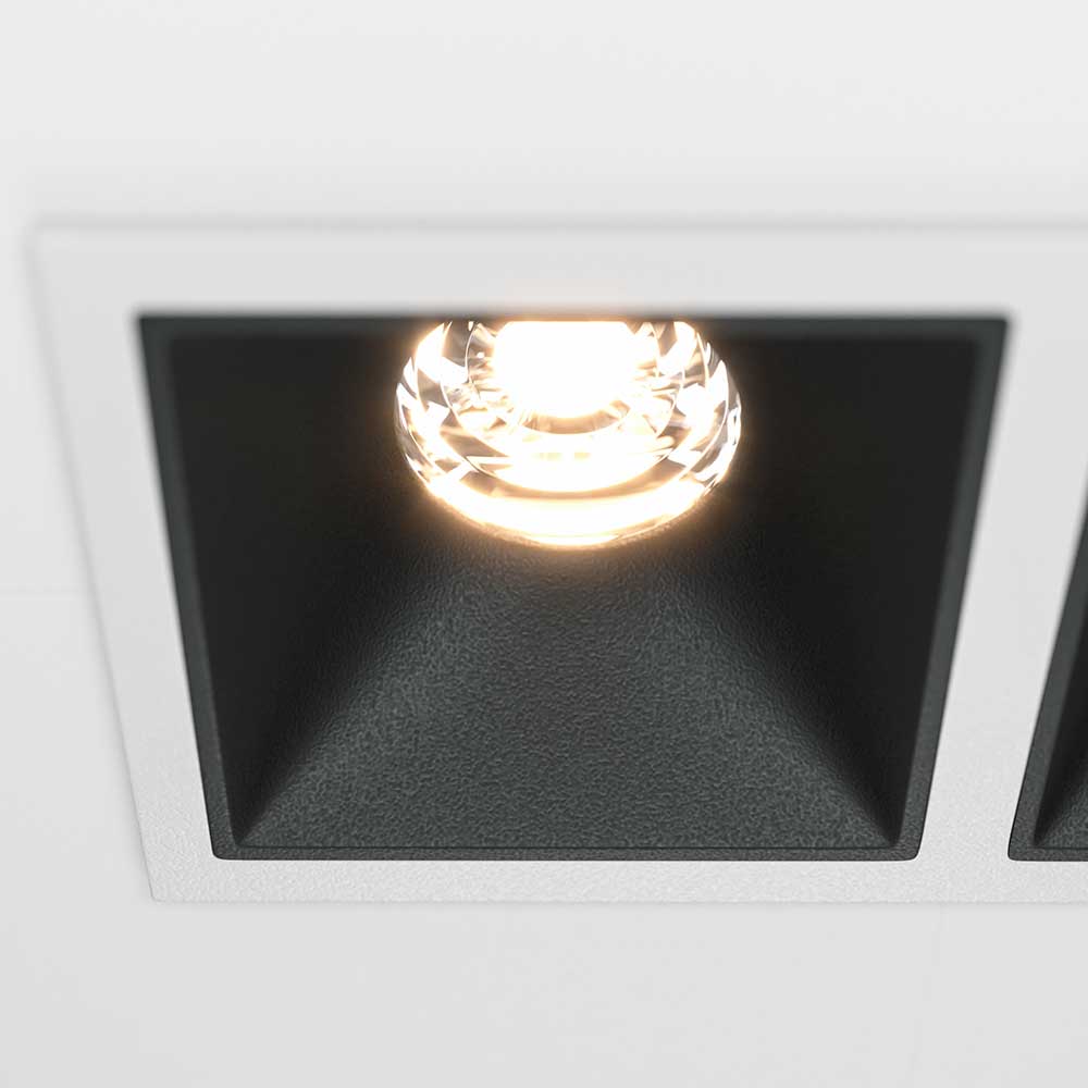Офисное освещение Встраиваемый светильник Maytoni Alfa LED DL043-02-10W3K-SQ-WB, Белый белый металлические / алюминий и пластик — фото 6