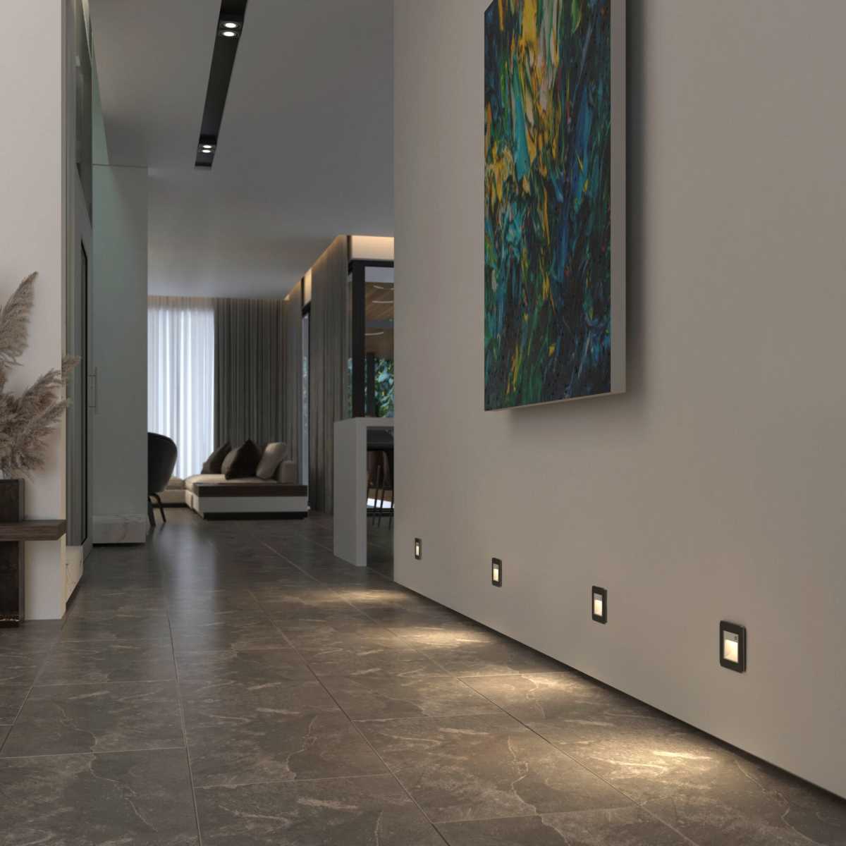 Бра / светильник Встраиваемая подсветка Werkel белый три режима с датчиком движения белый поликарбонат — фото 6
