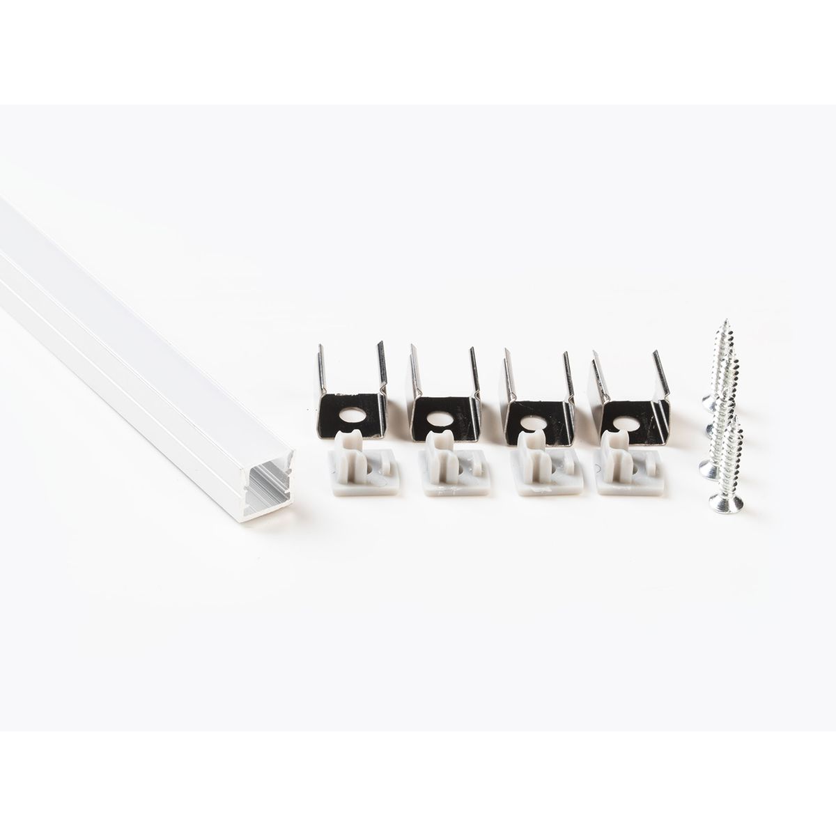 Светодиодные лент Профиль накладной LEDS POWER СПН1010 алюм. анод-й с матовым рассеивателем 2м, Серый серый металлические / алюминий — фото 2