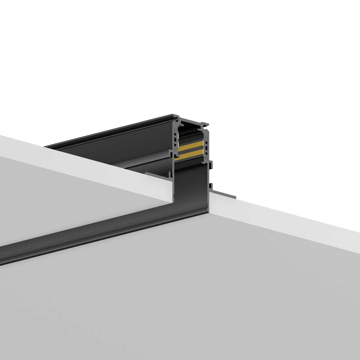 Трековые систем Шинопровод встраиваемый Hesby Lighting ElDeko 48В-1м, чёрный HSBL_0060, Черный черный металлические / алюминий — фото 6